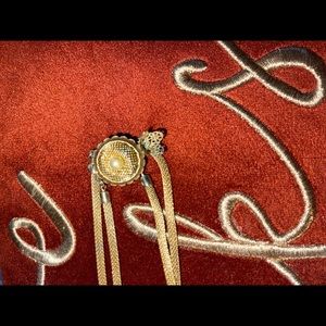 1972 Double Layer Gold Necklace with Pearl